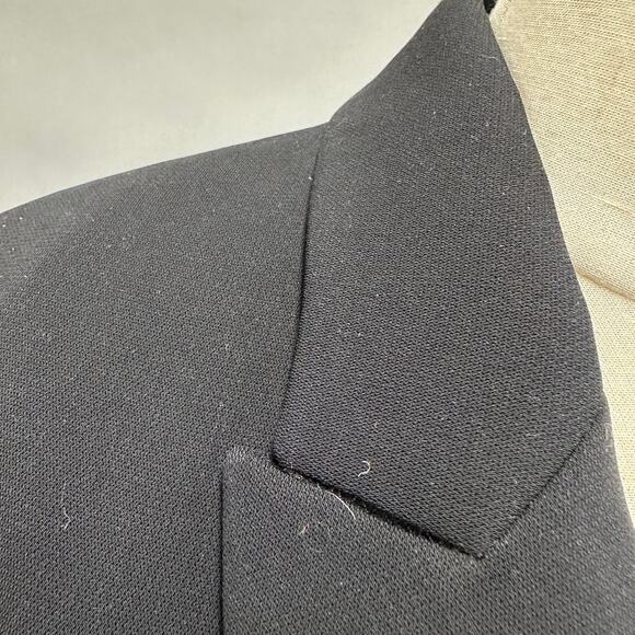 Zara Basic half sleeve black open front blazer ponte knit size medium - Picture 5 of 13